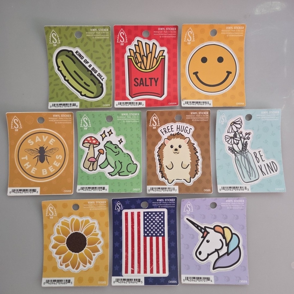 Stickers Northwest Vinyl Waterproof qty 10 Stickers‎